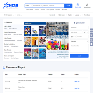 XCHEMI | Global Chemical E-Commerce Platform | Suppliers, Products & Chemical RFQ